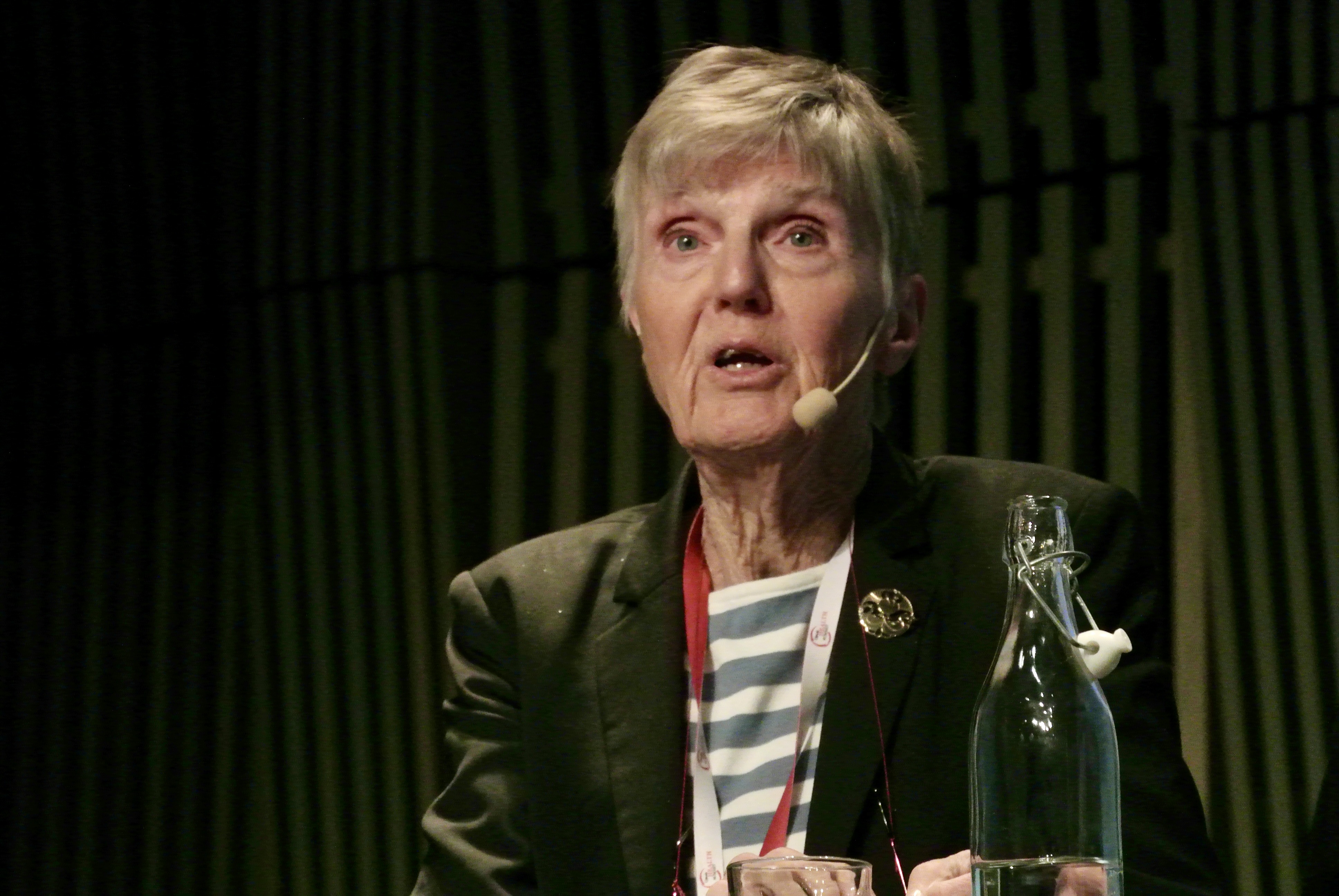 Barbro Westerholm presents at the Uppsala Health Summit in 2014
