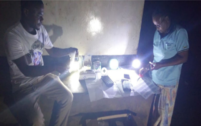 Night blood sample collection for screening of microfilariae, Tanzania. Photo: PROFORMA